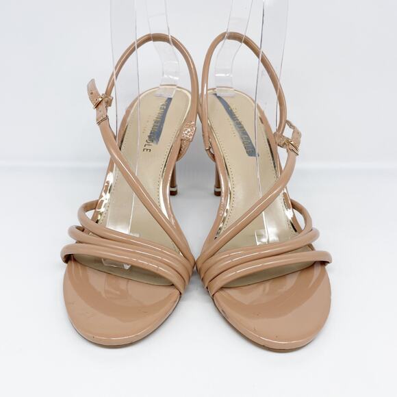 Kenneth Cole Women's Baxley Strappy High Heel Sandals Tan Size 6.5M - Picture 2 of 15